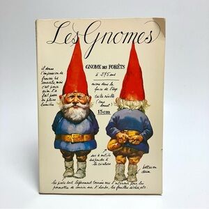 Livre vintage Les Gnomes Wil Huygen Rien Poortvliet 1979 naturaliste cottagecore